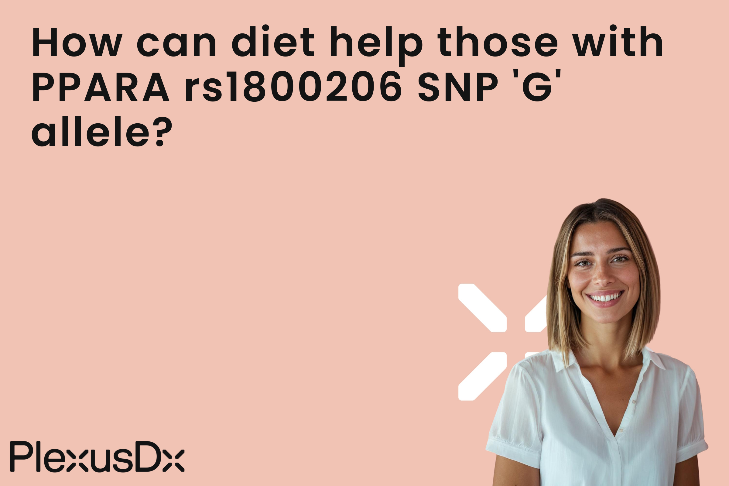 How can diet help those with PPARA rs1800206 SNP 'G' allele?