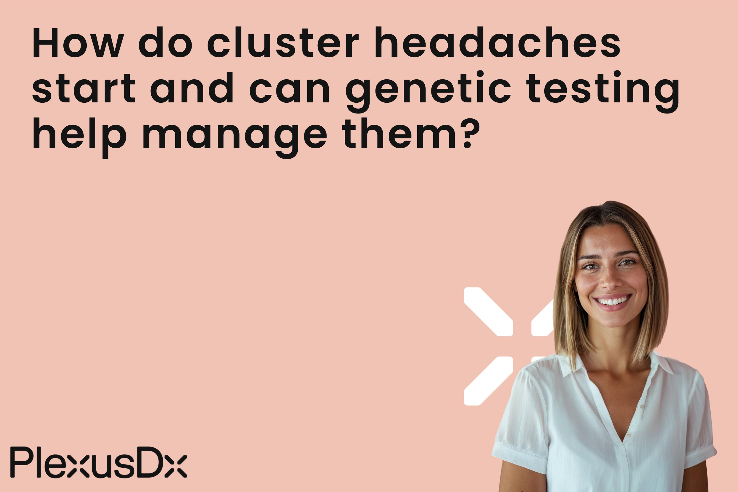 How do cluster headaches start and can genetic testing help manage them?