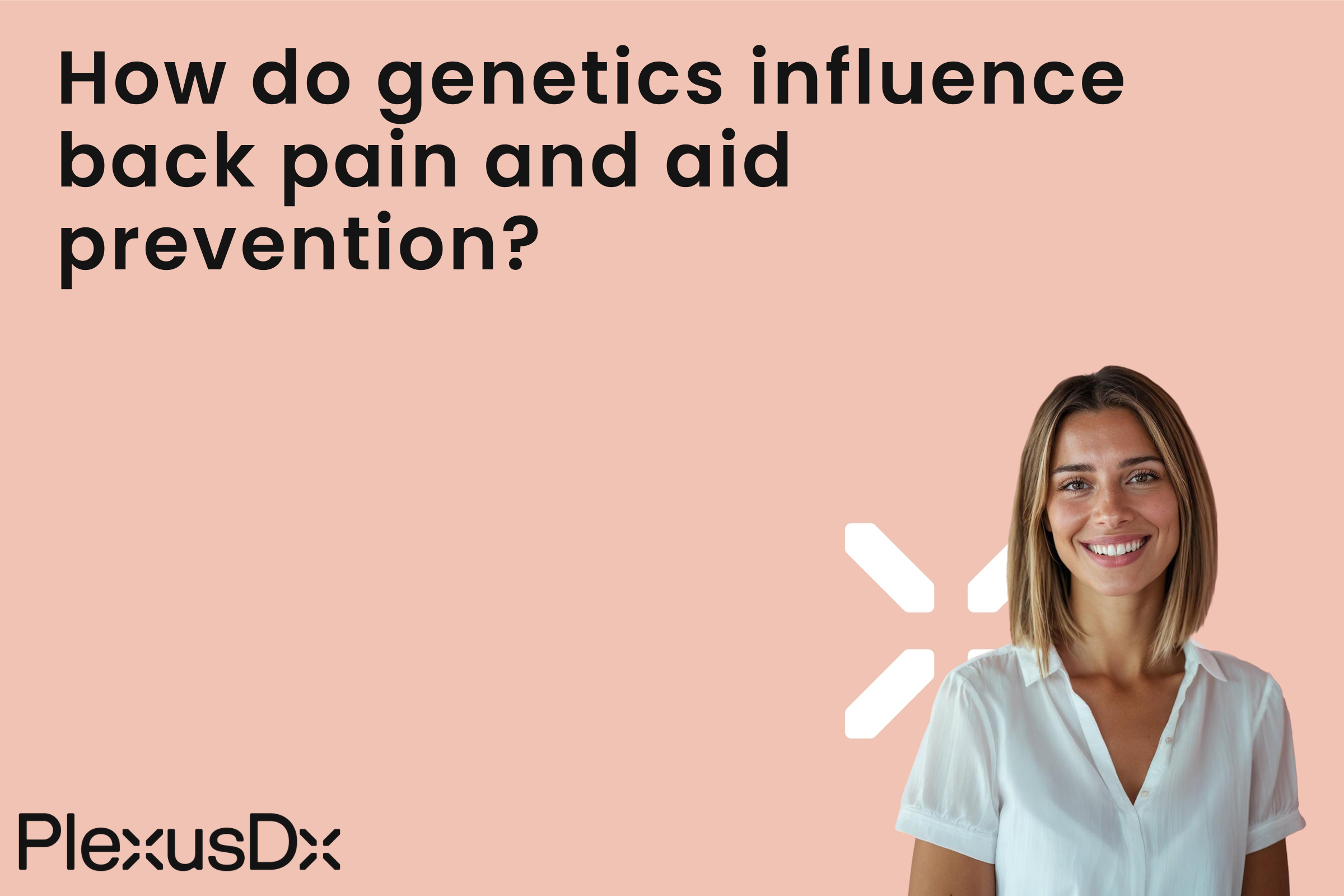How do genetics influence back pain and aid prevention?