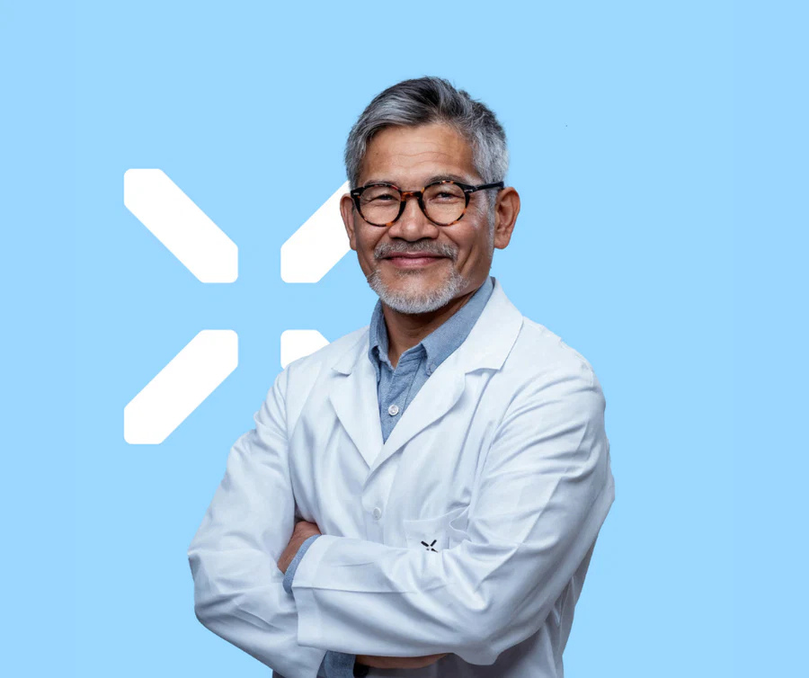 Mature adult representing the MTHFR genetics and longevity connection — PlexusDx Precision Peptide Genetic Test