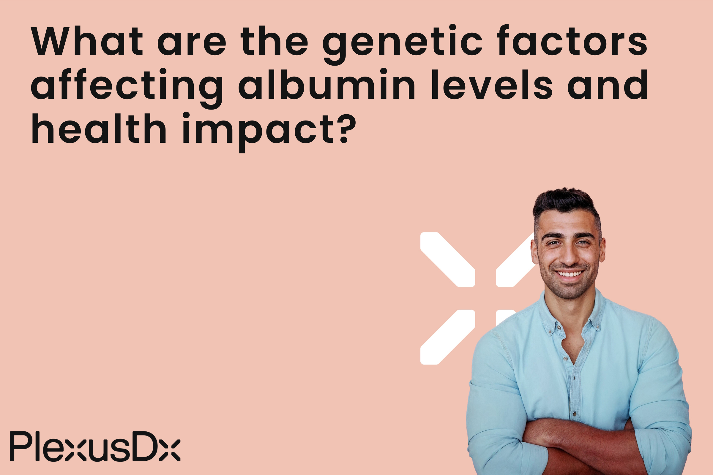 What are the genetic factors affecting albumin levels and health impact?