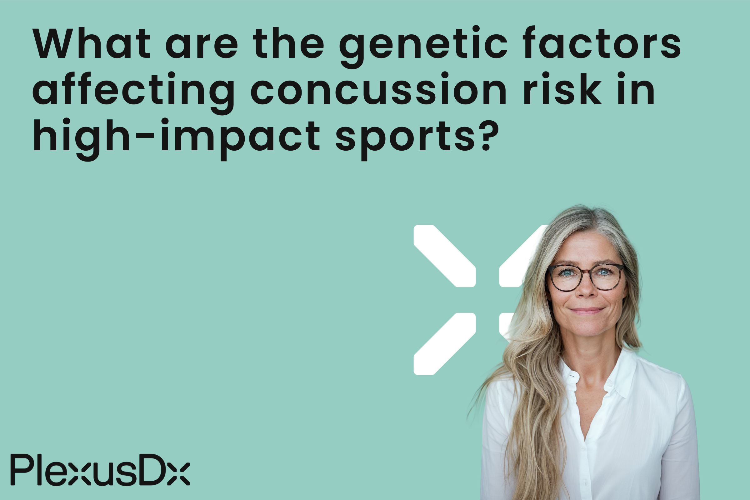 What are the genetic factors affecting concussion risk in high-impact sports?