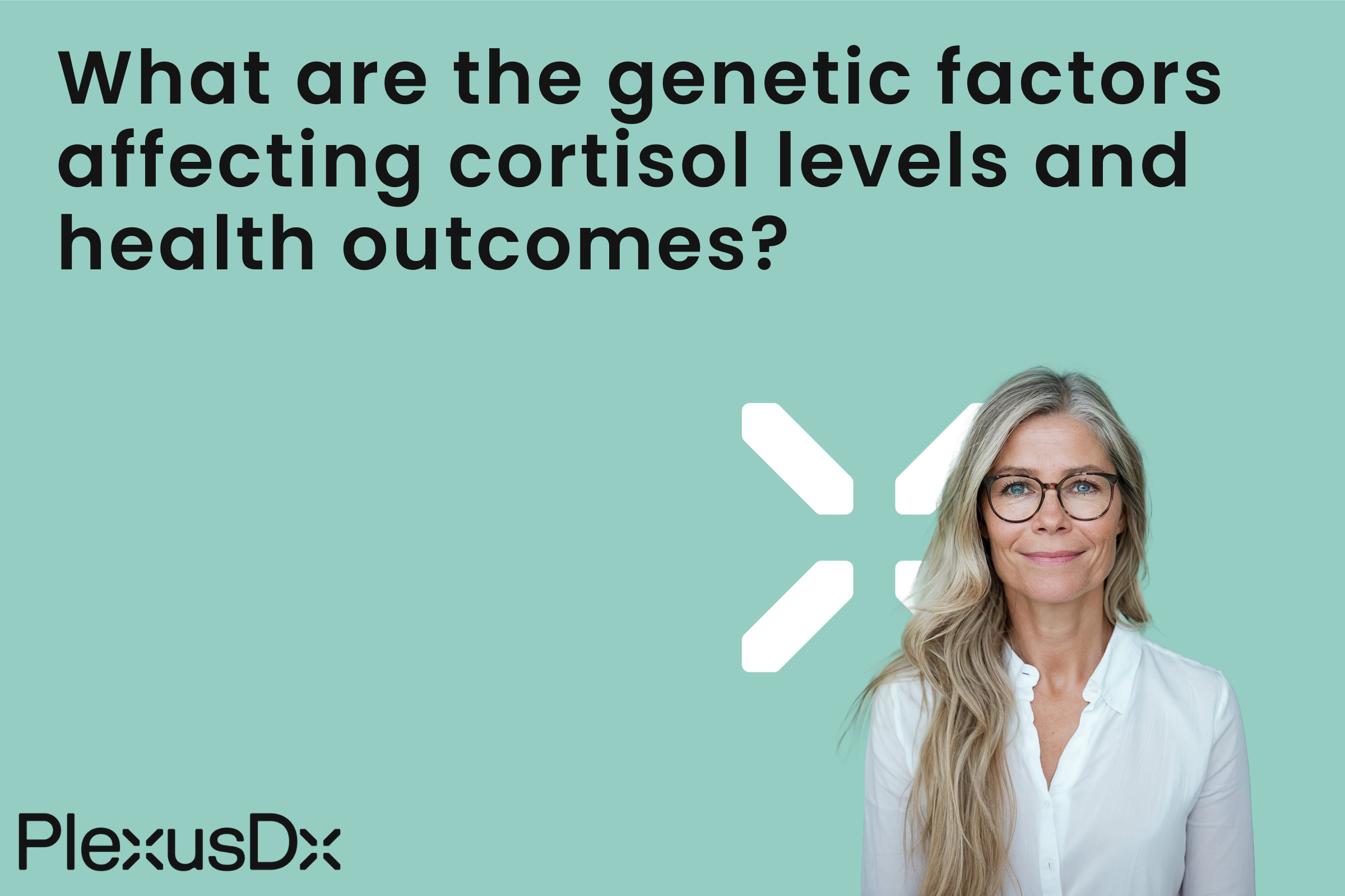 What are the genetic factors affecting cortisol levels and health outcomes?