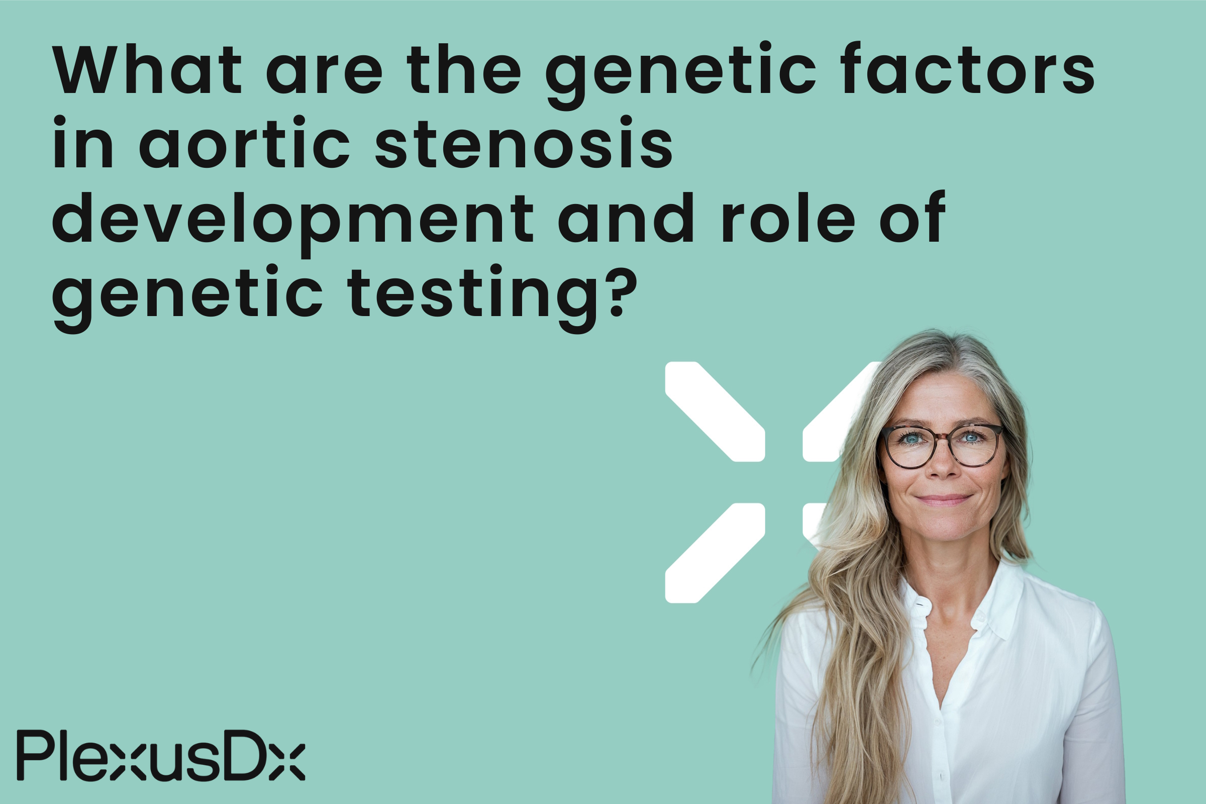 What are the genetic factors in aortic stenosis development and role of genetic testing?