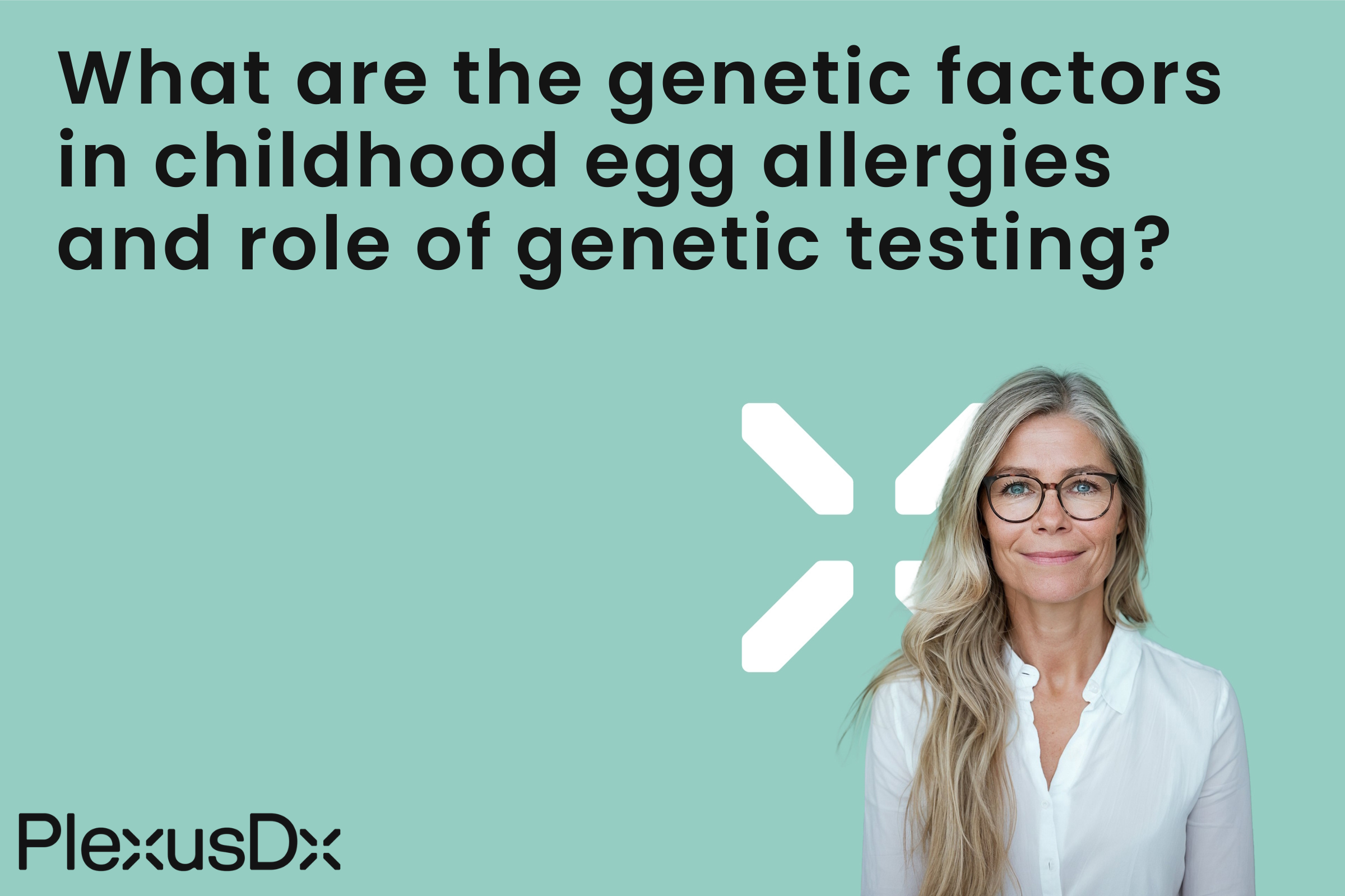 What are the genetic factors in childhood egg allergies and role of genetic testing?