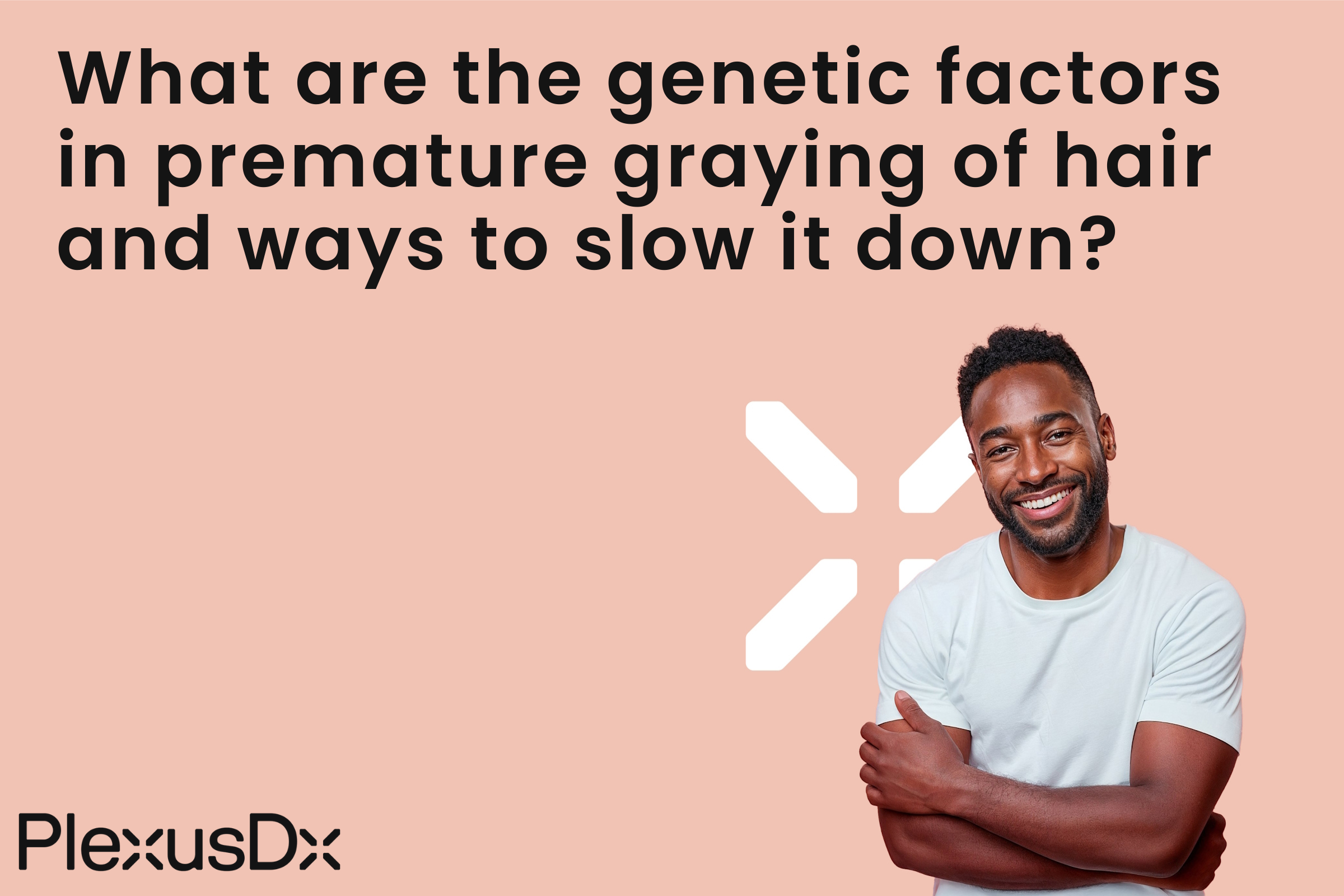 What are the genetic factors in premature graying of hair and ways to slow it down?