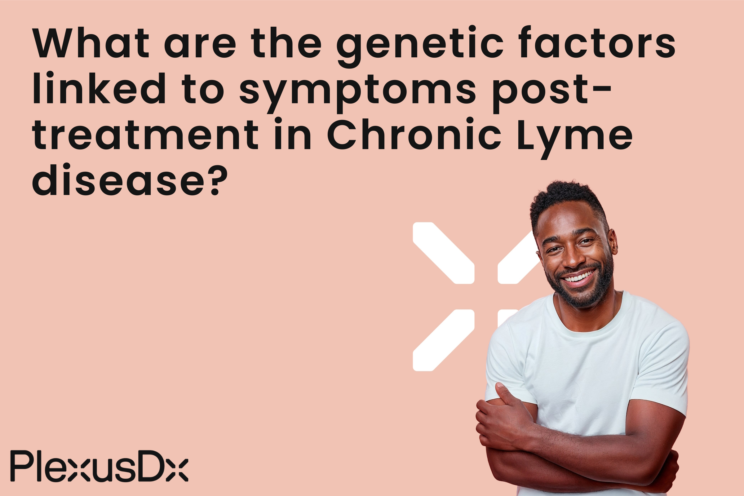 What are the genetic factors linked to symptoms post-treatment in Chronic Lyme disease?