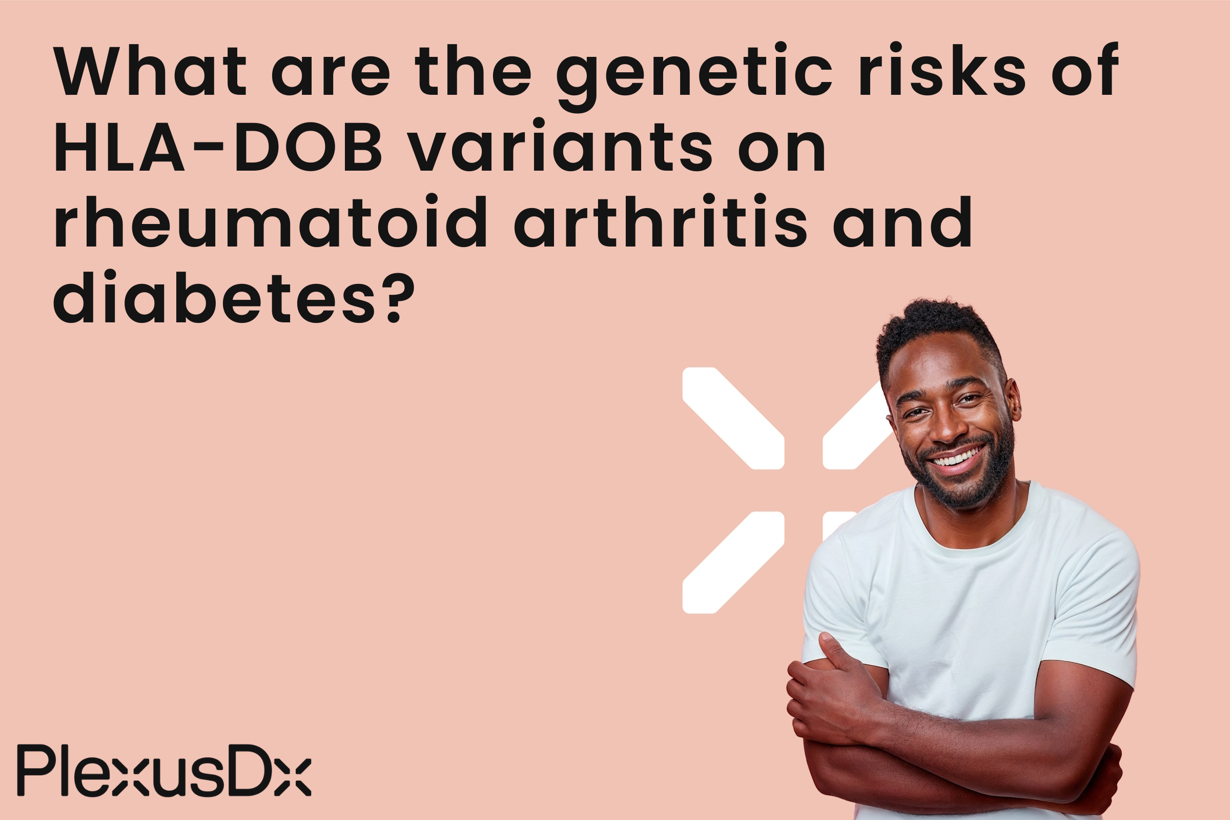 What are the genetic risks of HLA-DOB variants on rheumatoid arthritis and diabetes?