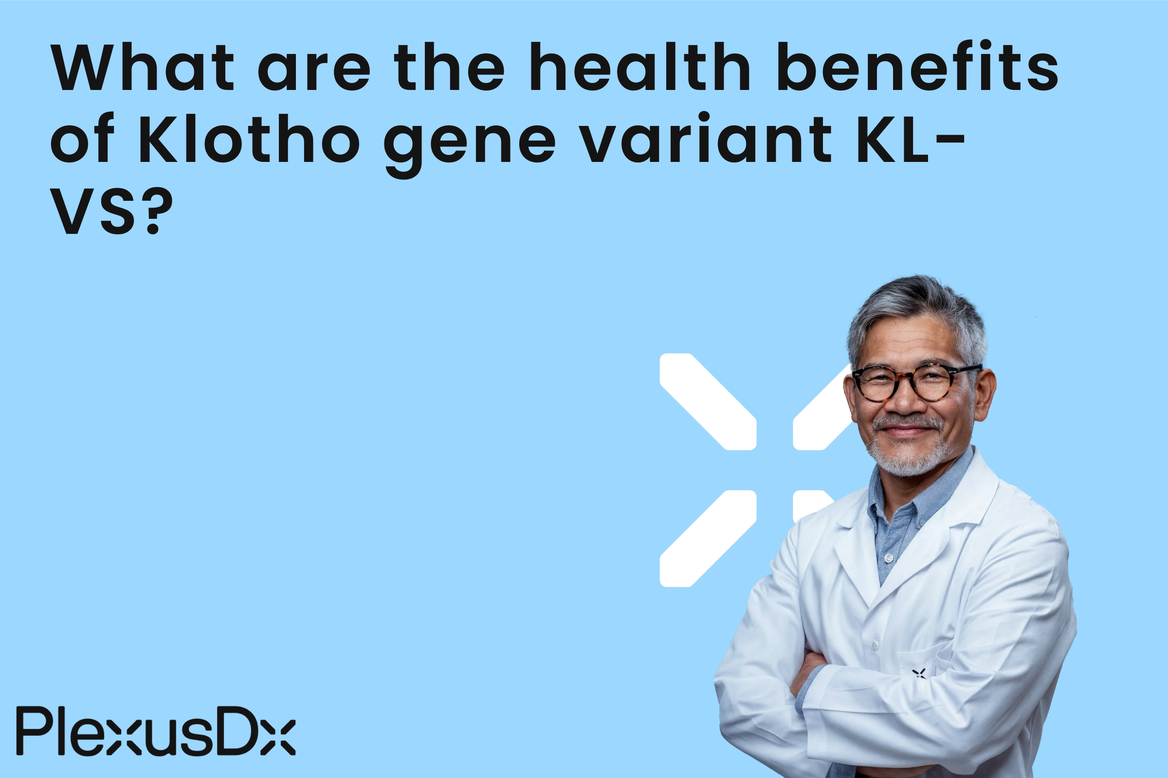 What are the health benefits of Klotho gene variant KL-VS?