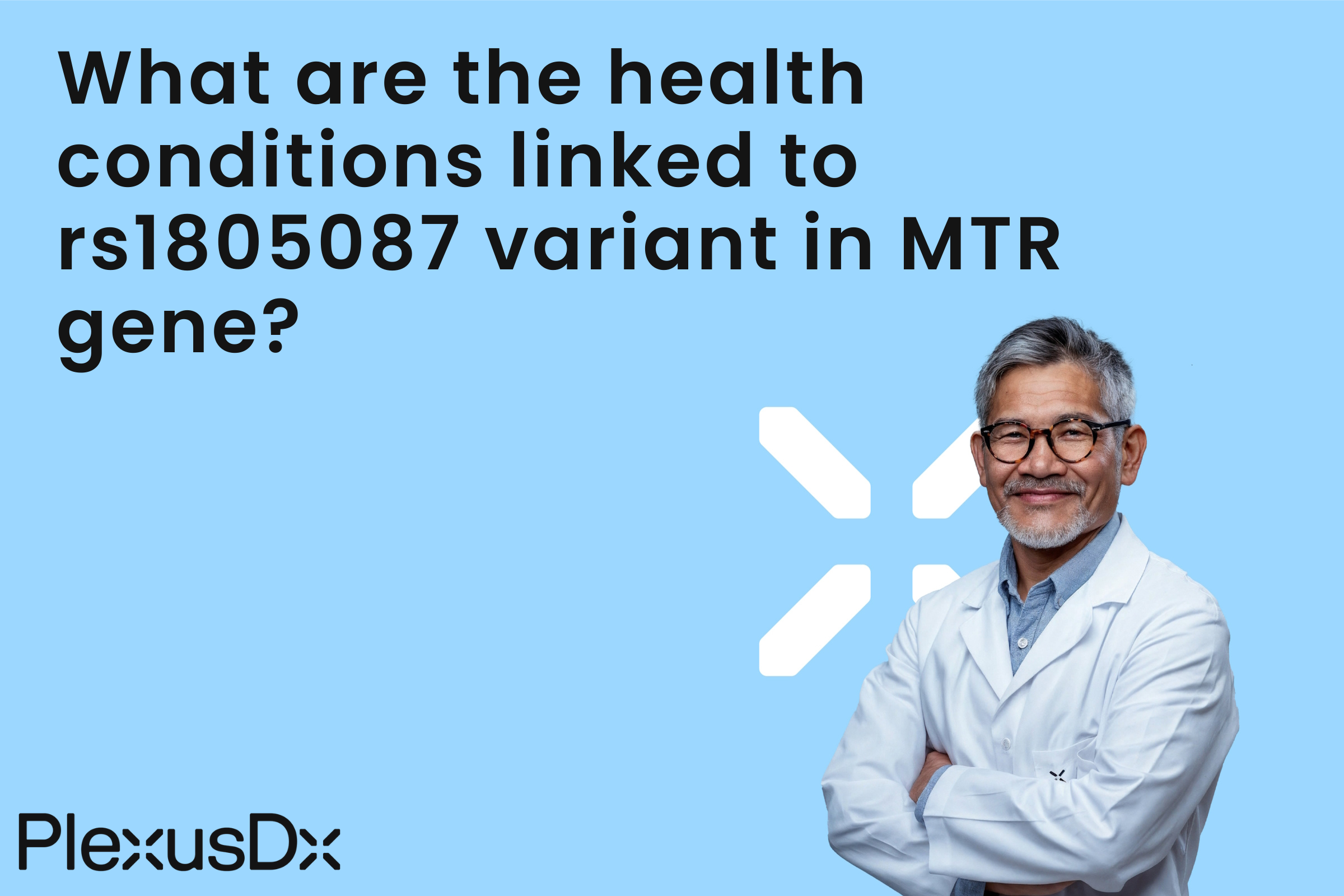 What are the health conditions linked to rs1805087 variant in MTR gene?