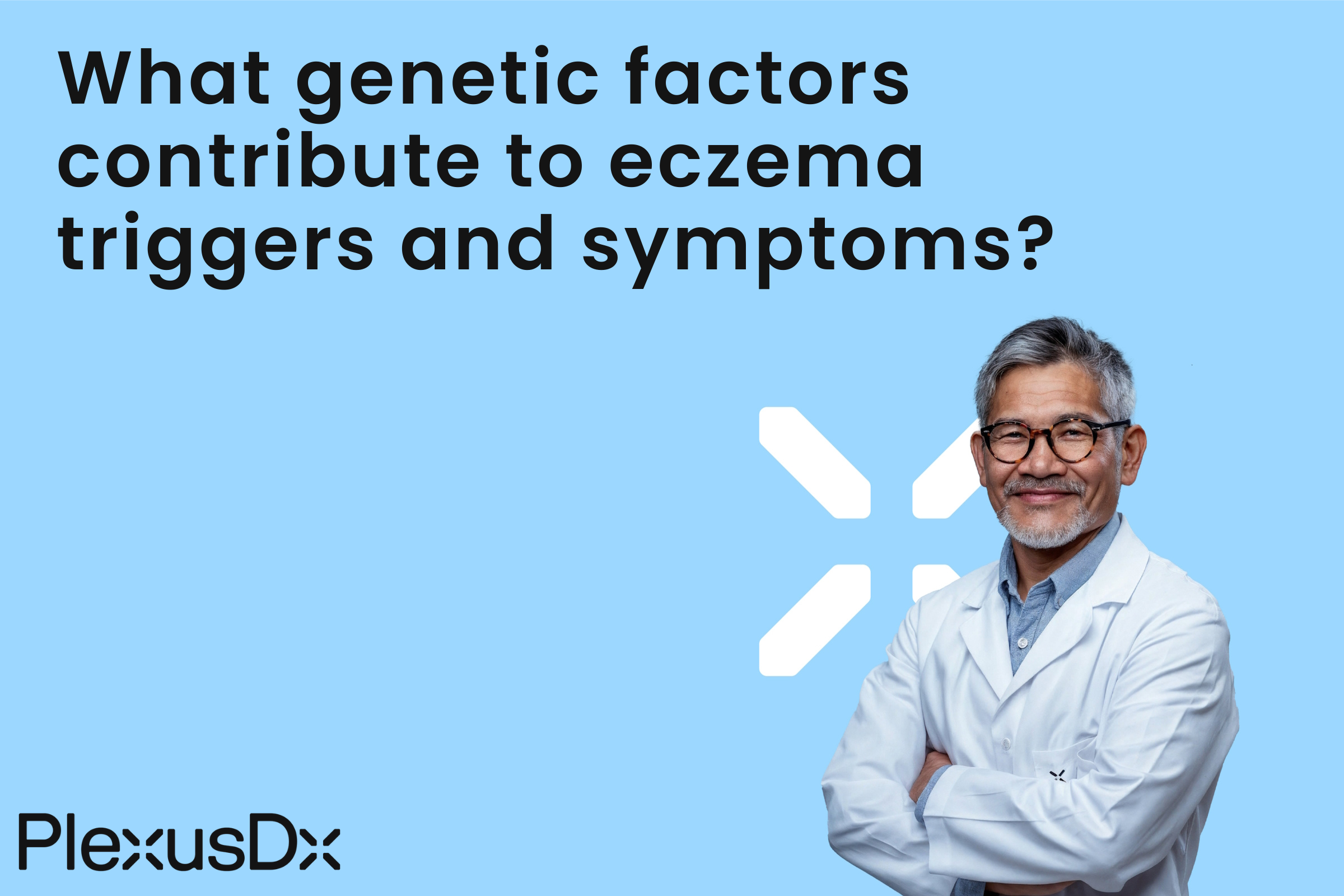 What genetic factors contribute to eczema triggers and symptoms?