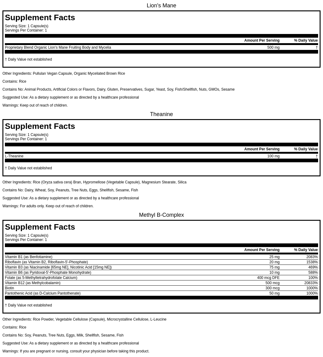 Brain Health Support