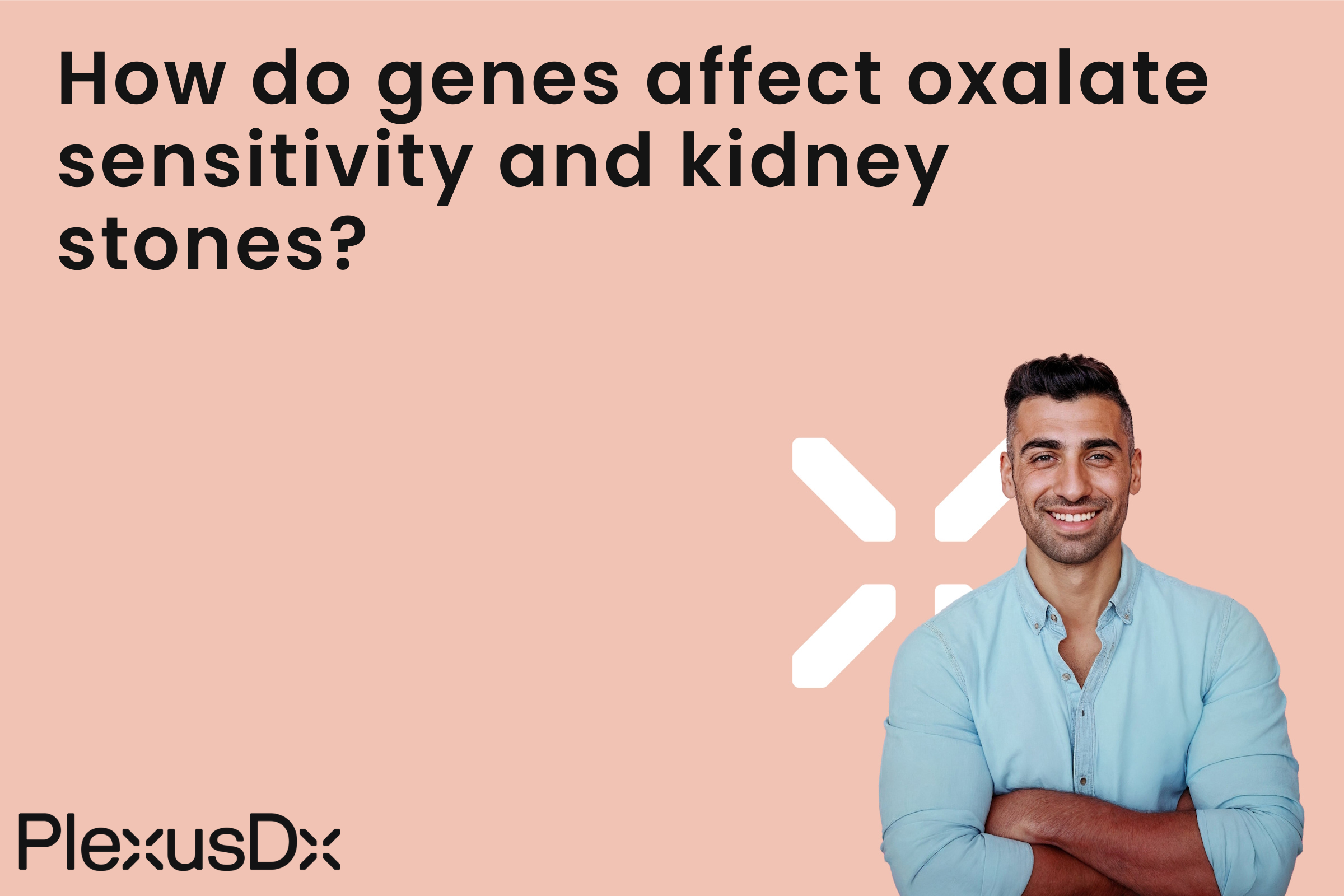 How do genes affect oxalate sensitivity and kidney stones?