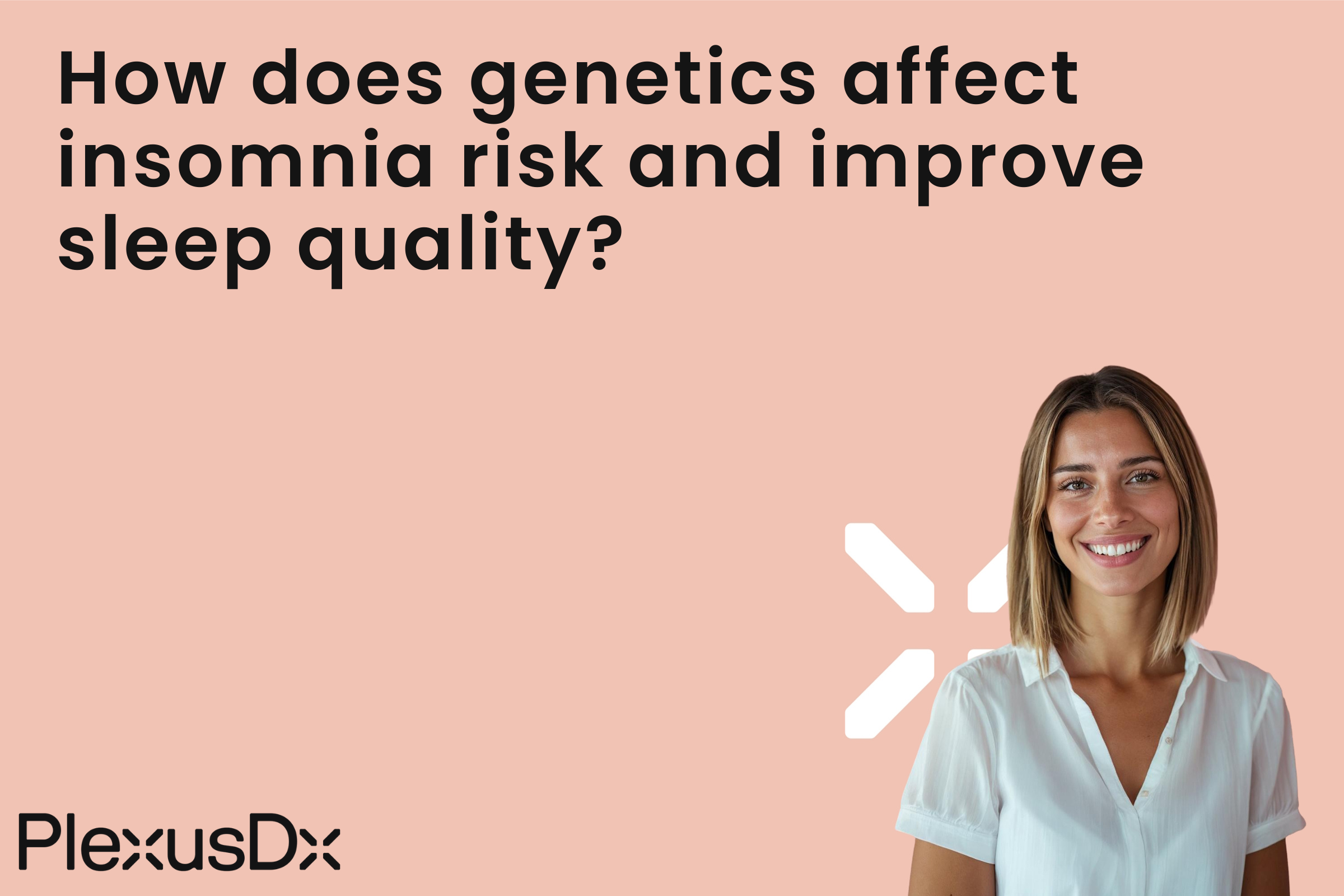 How does genetics affect insomnia risk and improve sleep quality?