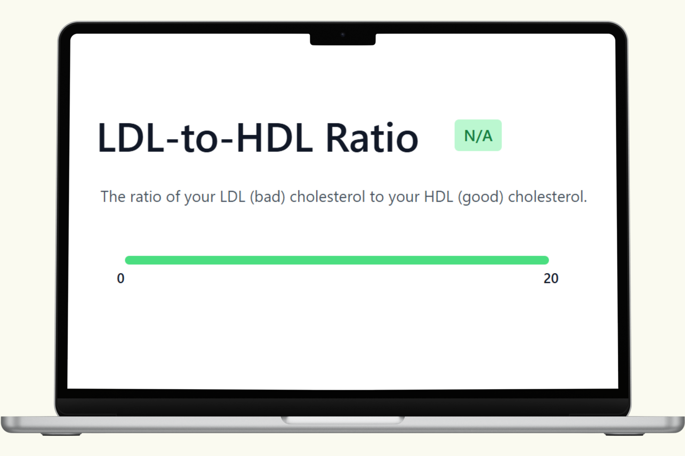 LDL-HDL Ratio Blood Test