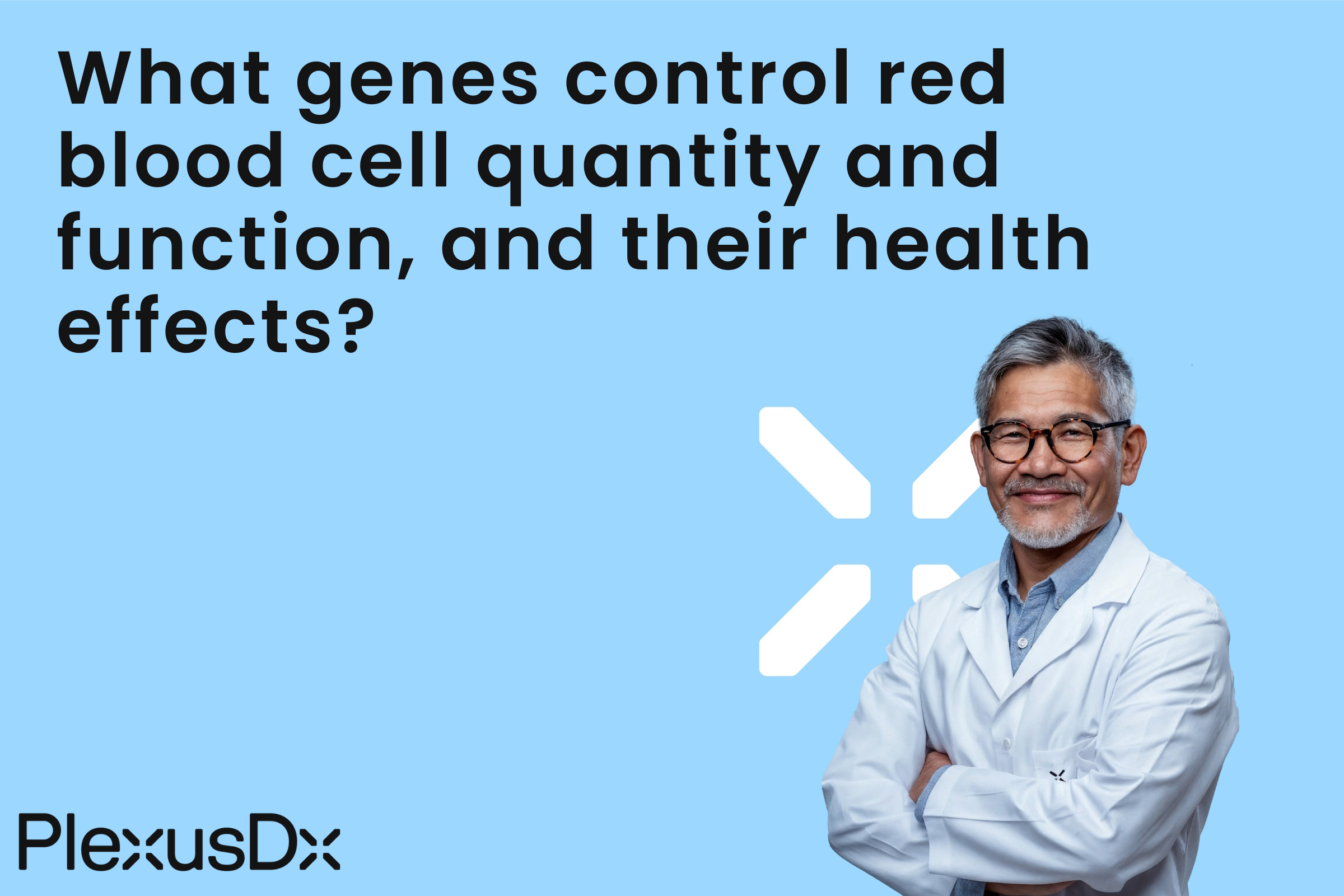 What genes control red blood cell quantity and function, and their health effects?