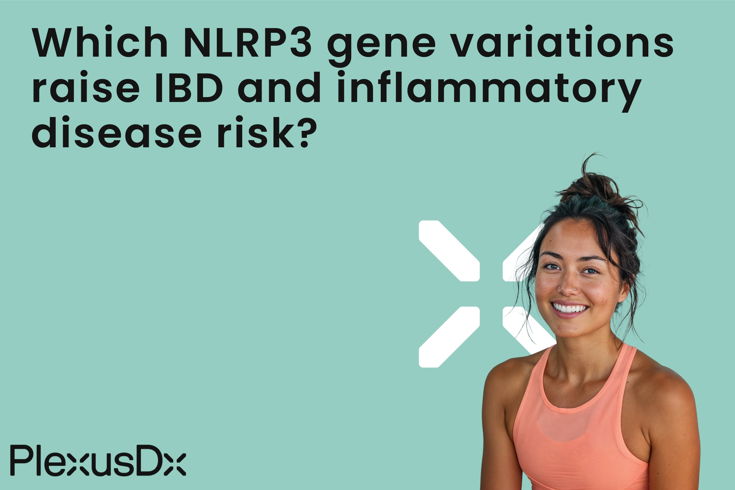 Which NLRP3 gene variations raise IBD and inflammatory disease risk?