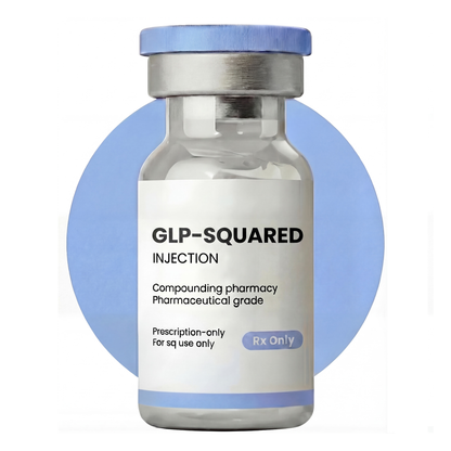 GLP-Squared - compounded Semaglutide and Tirzepatide dual-compound GLP-1 weight management protocol from PlexusDx