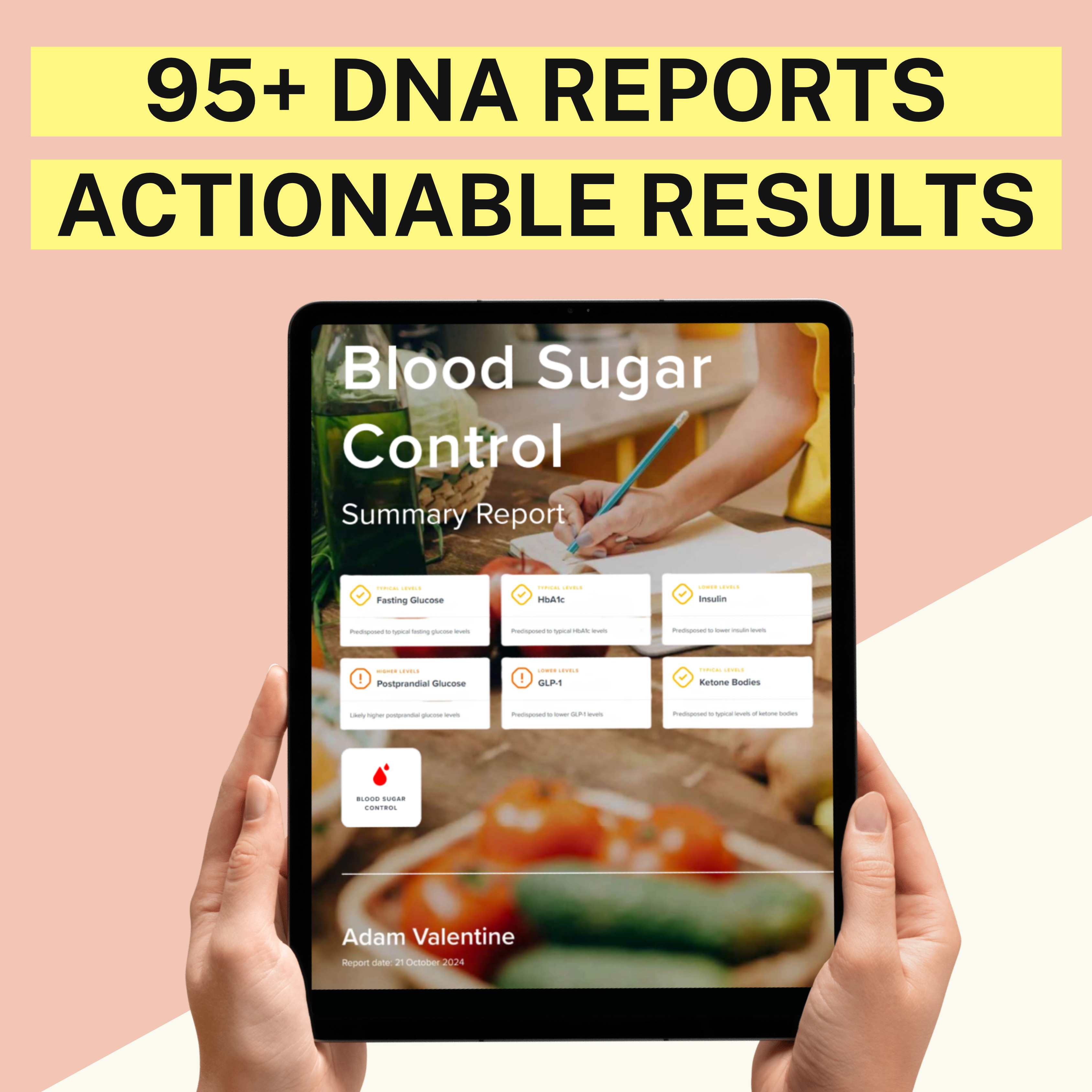 Glucose, Insulin & GLP-1 Genetic Test