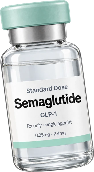 Standard dose semaglutide vial