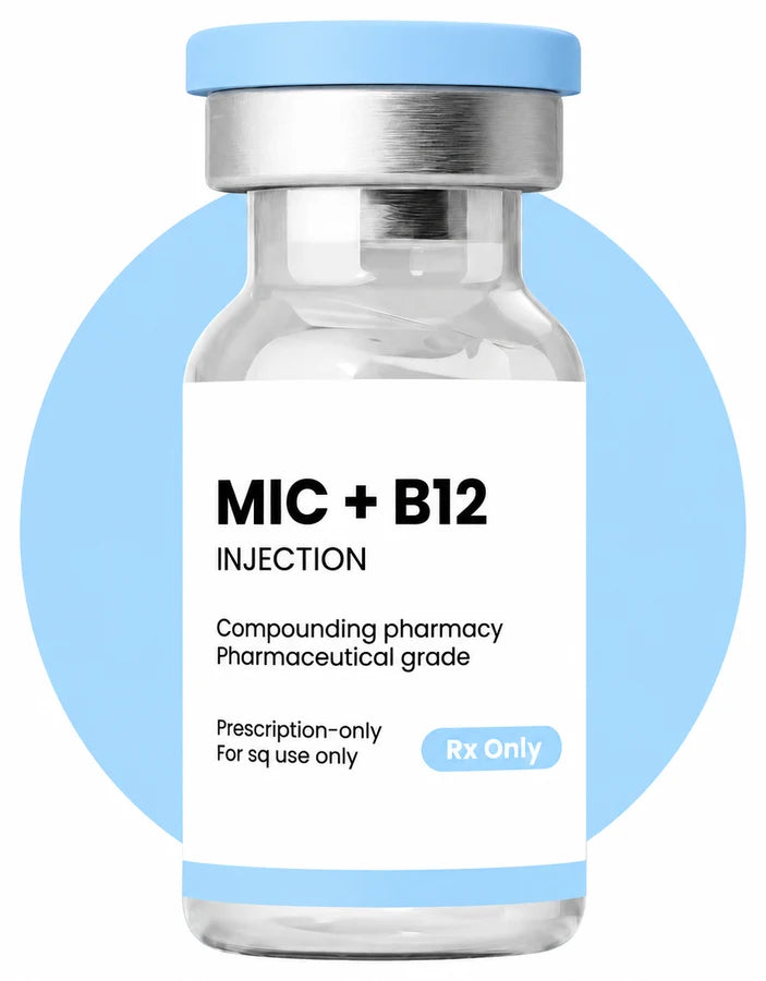 MIC + B12 injection vial