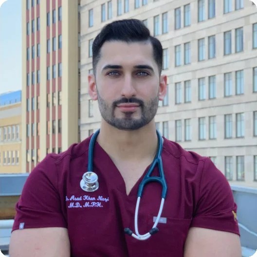 A Lone Star Virtual Health provider in scrubs